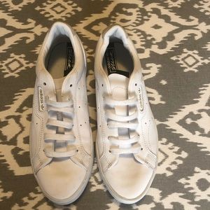 White adidas sleek